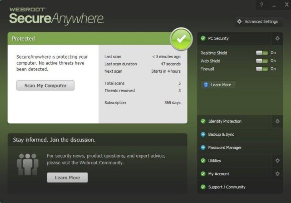 Webroot Secureanywhere Download
